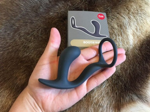 Fun Factory Bootie Ring 後庭塞連陰莖環 - 黑色