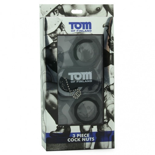 TOM OF FINLAND 3件裝陰莖環