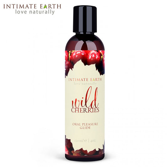 Intimate Earth Wild Cherries Natural Flavors Glide 櫻桃口味潤滑液 120ml