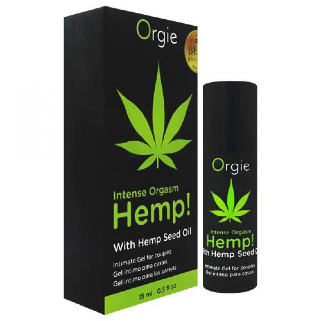 Orgie INTENSE ORGASM HEMP 刺激跳動凝膠-15ml