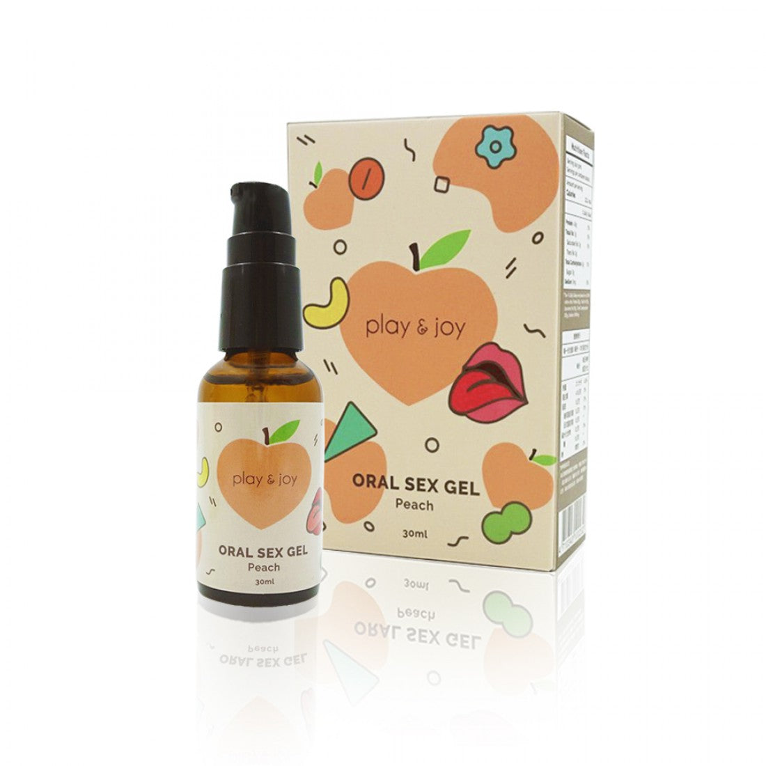Play & Joy 食品級水蜜桃果味口交液 30ml