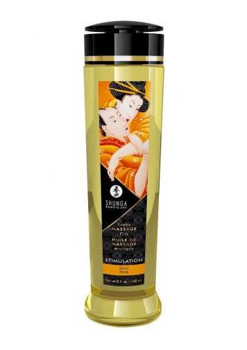 Shunga 刺激有機按摩油 香甜桃子 - 240ml