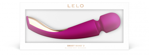 Lelo Smart Wand 2 按摩棒 中碼 - 深玫瑰色